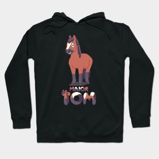 Major Tom is  friendly horse Hoodie